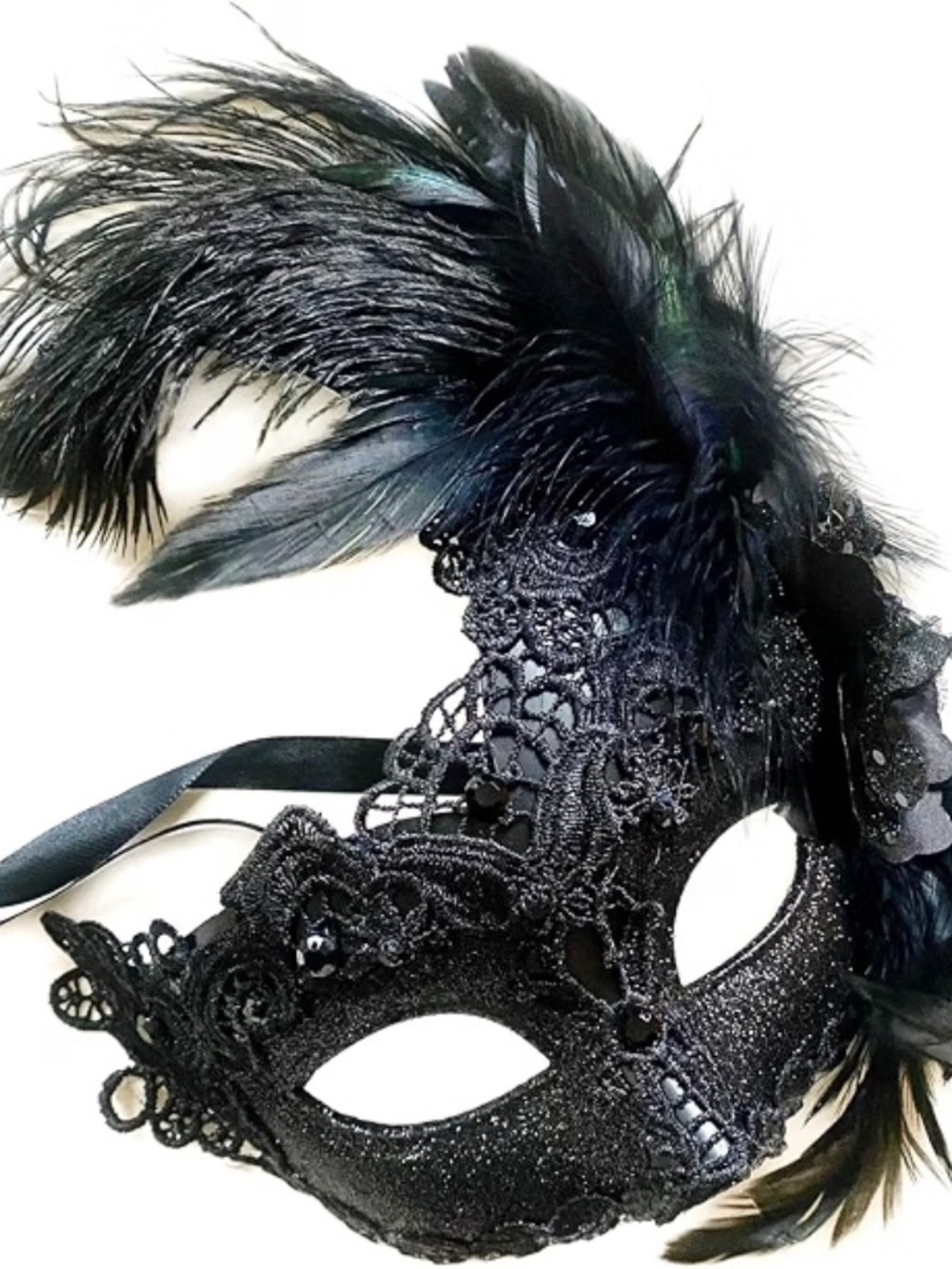 Brocade Lace Masquerade Ball Mask